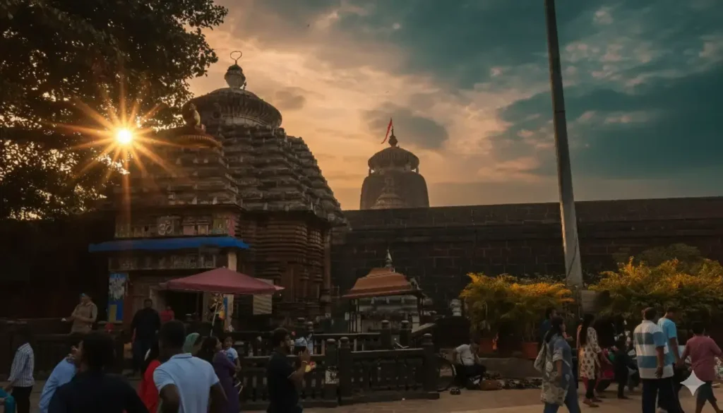 Ancient Shiva temple in Bhubaneswar Odisha